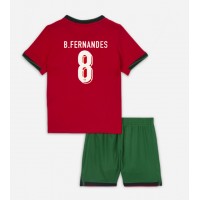 Portugal Bruno Fernandes #8 Hjemmedraktsett Barn EM 2024 Kortermet (+ Korte bukser)